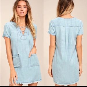 Lulus denim dress